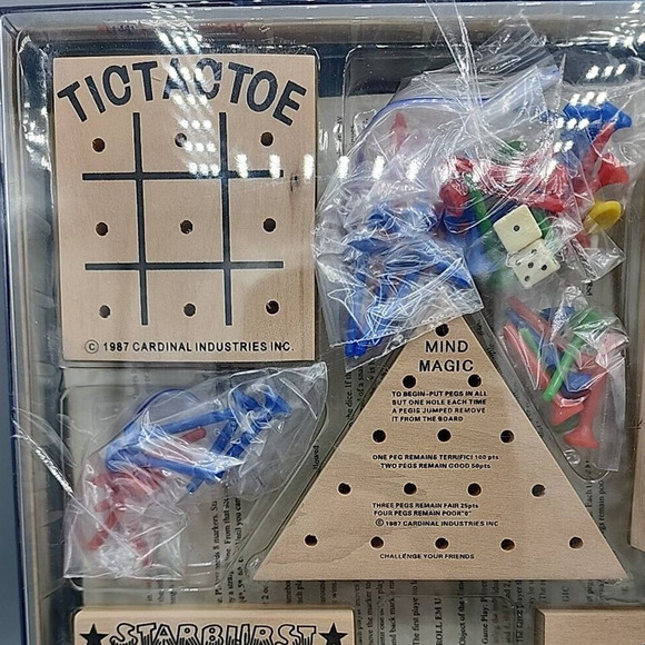 Wood Teasers Games Rollout Insanity Mind Magic Etc 7 Games Cardinal Industries - Picture 2 of 10